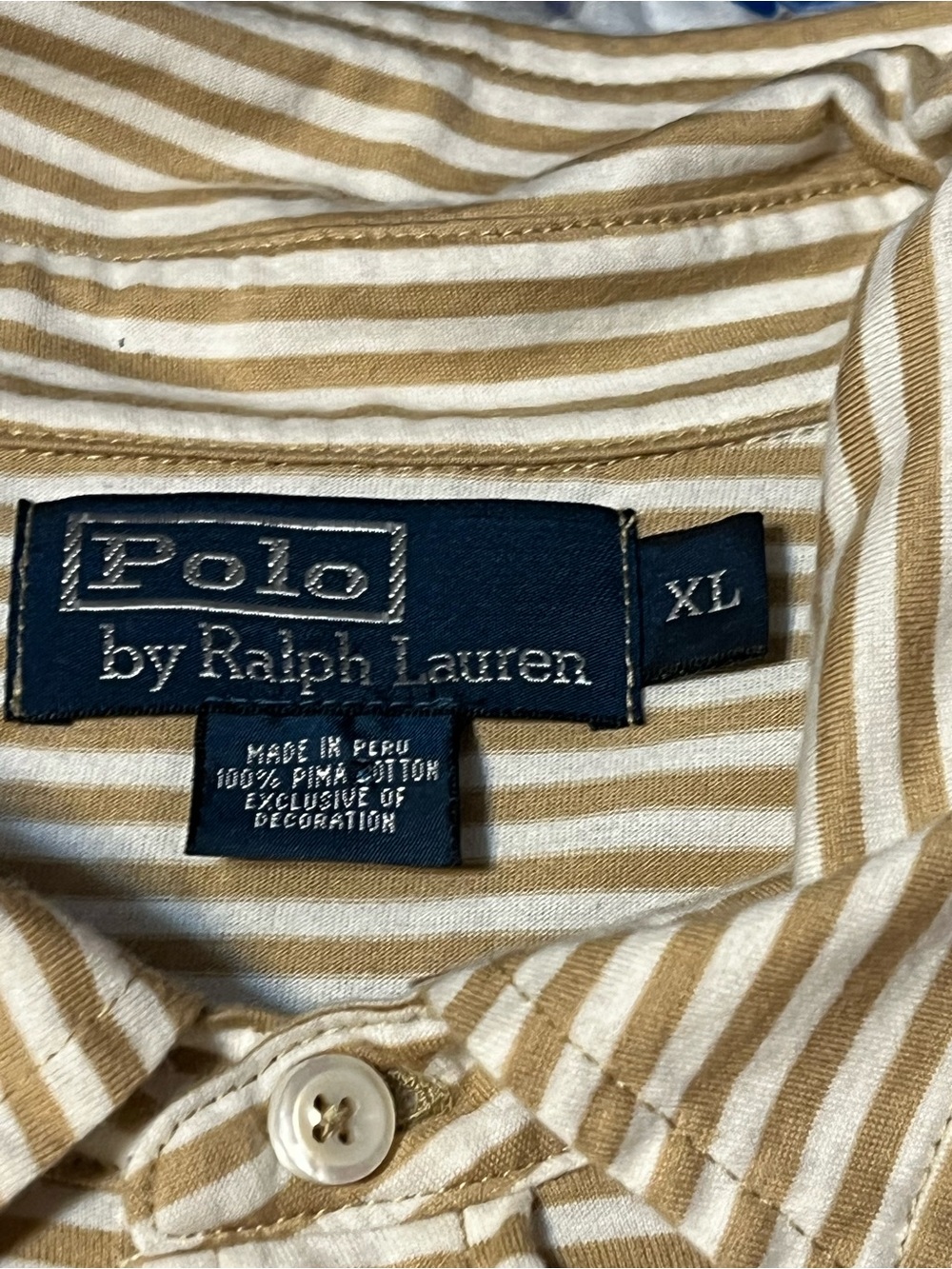 Polo Ralph Lauren Pima Cotton Men’s XL Polo - Picture 4 of 8